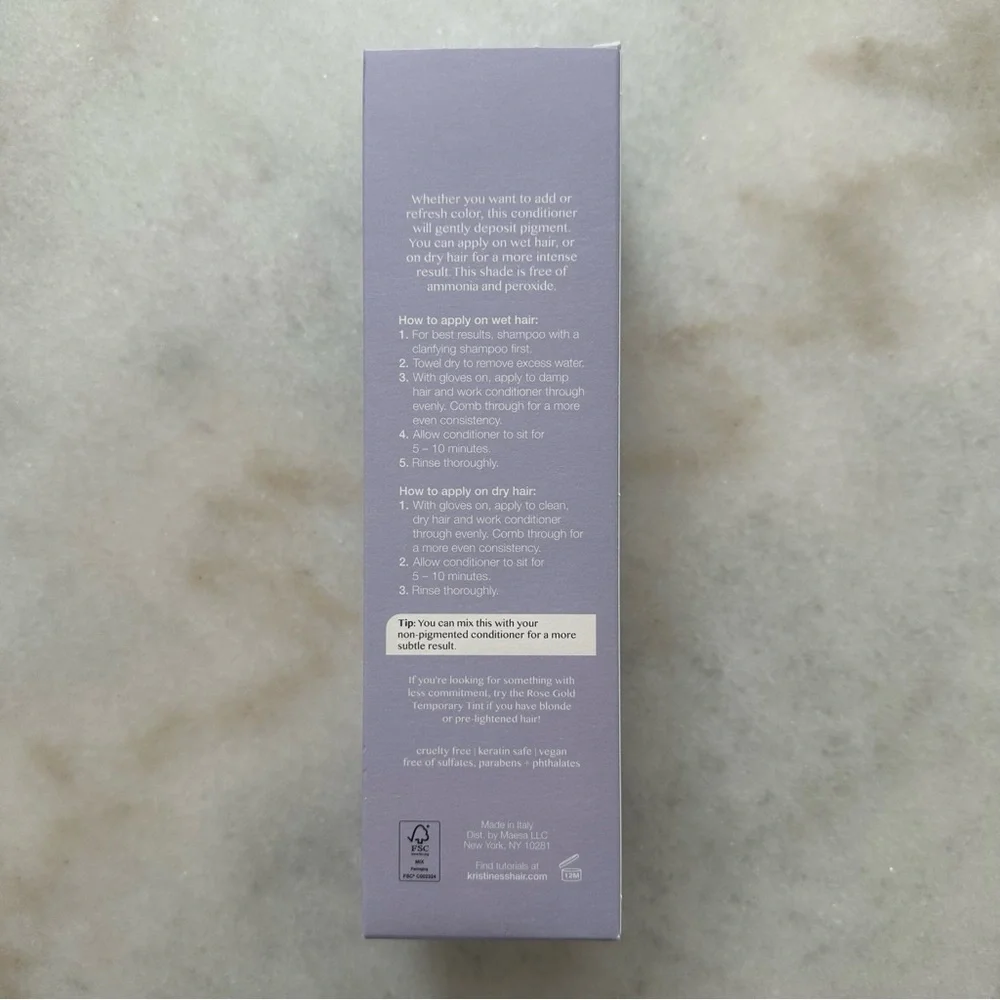 Kristin Ess Hair Color Depositing Conditioner Lavender Smoke